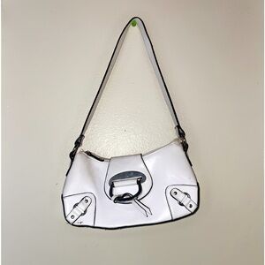 Hillard & Hanson White Shoulder Bag